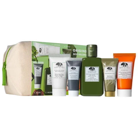 Origins 5Pc Travel Size Cleansing and Moisturizing Best-Sellers Set