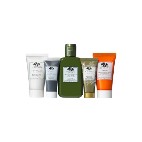 Origins 5Pc Travel Size Cleansing and Moisturizing Best-Sellers Set